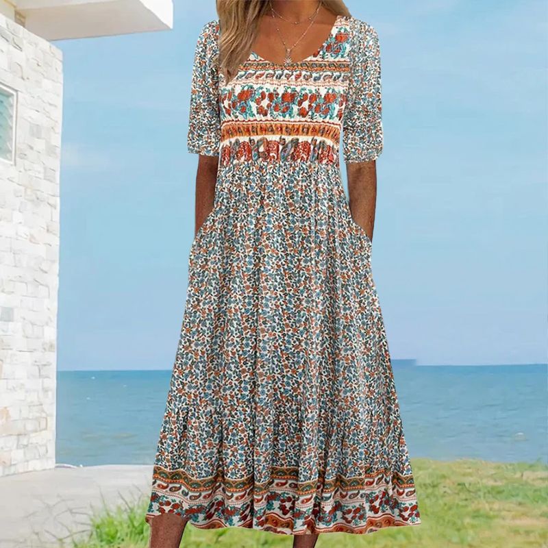 Sandra™ – Elegantes Boho-Kleid mit Print für Frauen