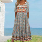 Sandra™ – Elegantes Boho-Kleid mit Print für Frauen