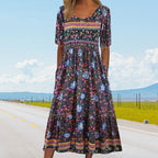 Sandra™ – Elegantes Boho-Kleid mit Print für Frauen