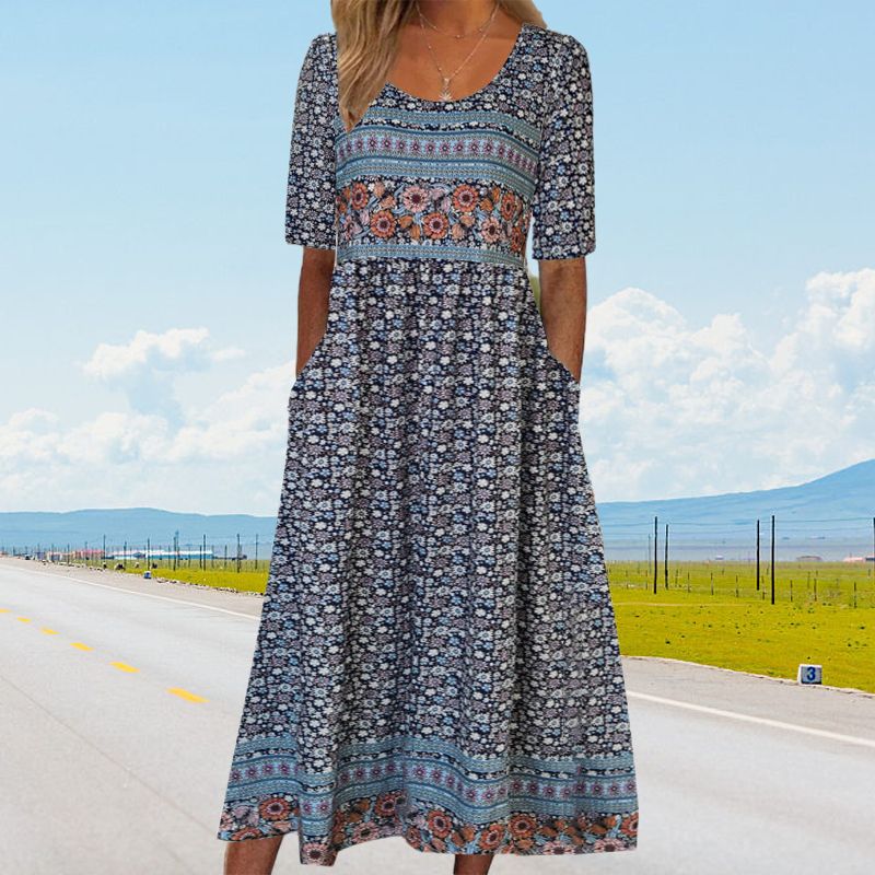 Sandra™ – Elegantes Boho-Kleid mit Print für Frauen