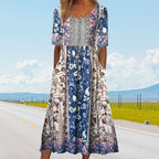 Sandra™ – Elegantes Boho-Kleid mit Print für Frauen