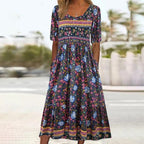Sandra™ – Elegantes Boho-Kleid mit Print für Frauen