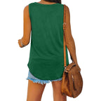 Ylona | Klassisches V-Ausschnitt Sommer-T-Shirt