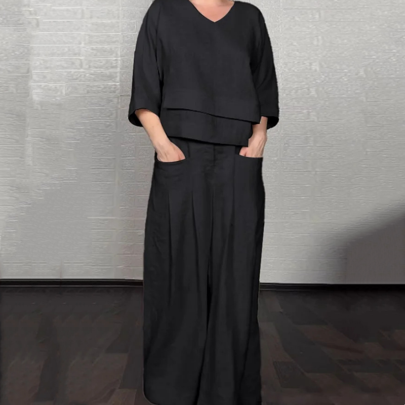 Suzzie | Elegantes, Leichtes Zweiteiliges Ensemble