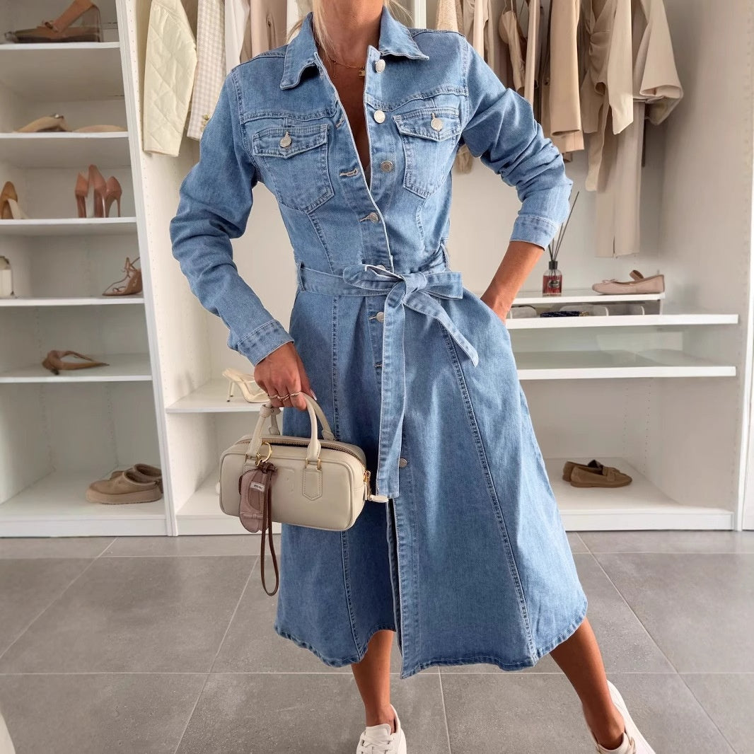 Jely™ – Langärmliges Maxi-Kleid