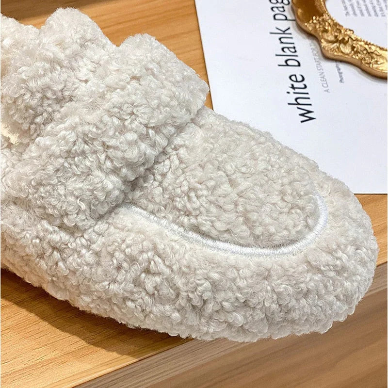 Lou | Weiche Teddy-Pantoffeln