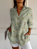 Miyana | Vintage Französische Bluse im Retro-Stil