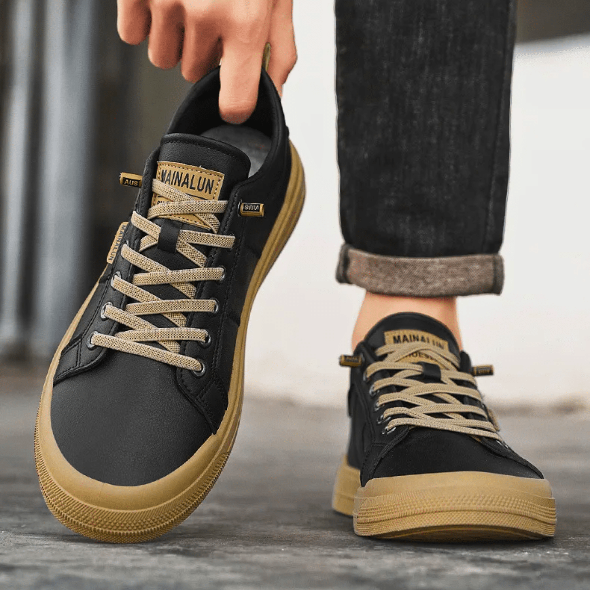 Sommerfeld | Herren Ledersneaker