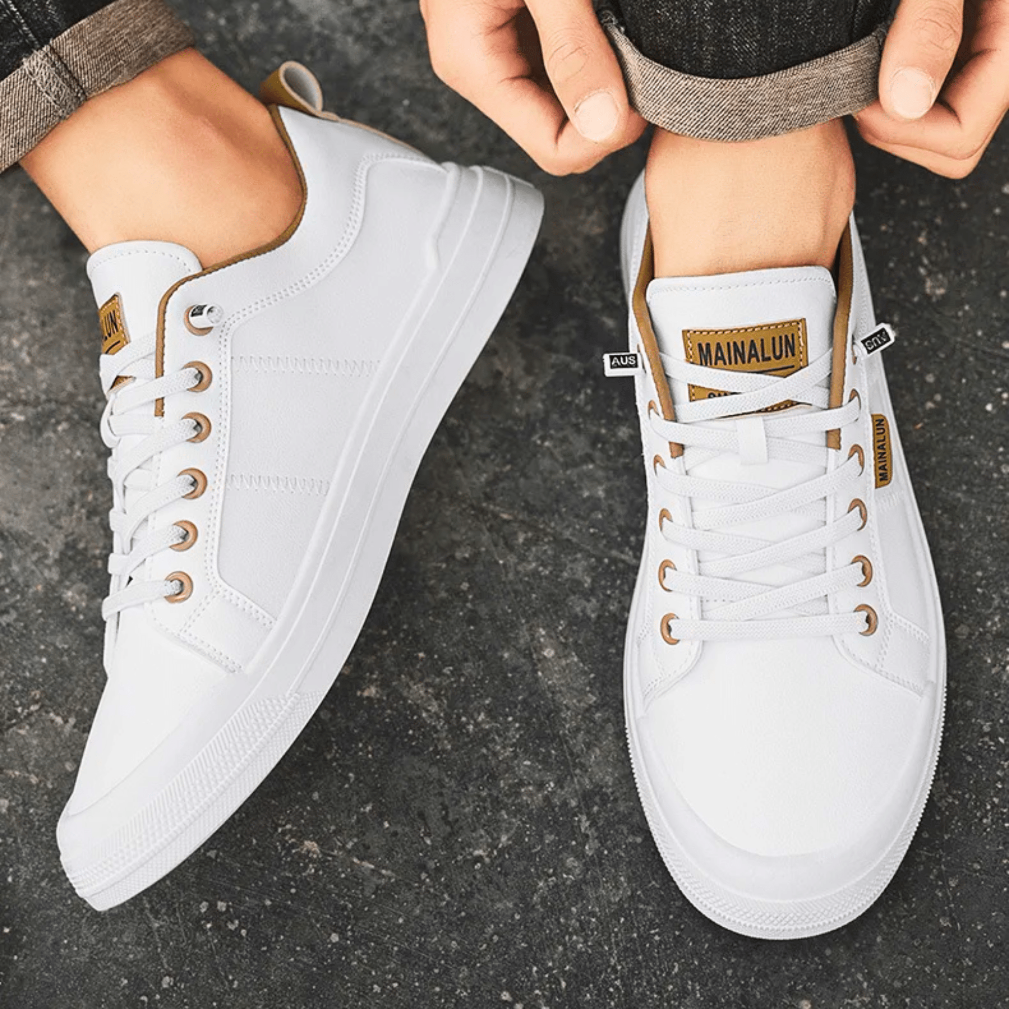 Sommerfeld | Herren Ledersneaker